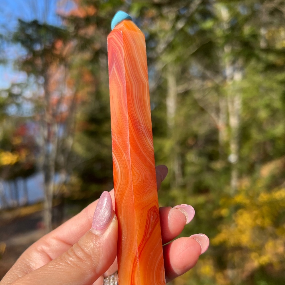 Carnelian (3) tower | crystal - Picture 5 of 13